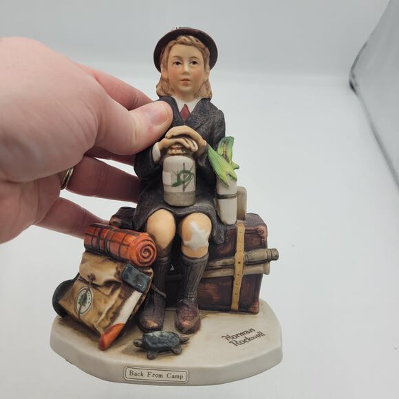 Dave Grossman 1979 Back from Camp Norman Rockwell Collectible Figurine - Picture 2 of 8